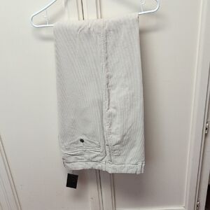 Club Monaco Men's Cream Corduroy Pants